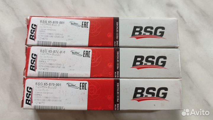 Свеча накаливания BSG