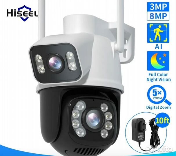 Новая камера видеонаблюдения 4k 8мп