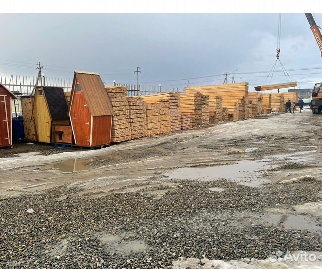 Пиломатериал Доска обрезная Брус