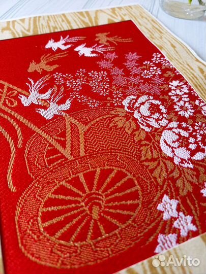 Открытки винтаж Япония с вышивкой чистые