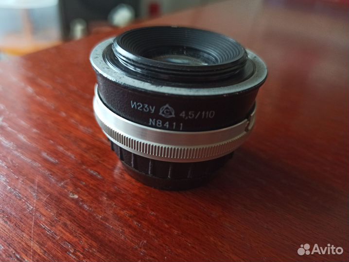 Винтажный объектив фотоувеличителя индустар И23У