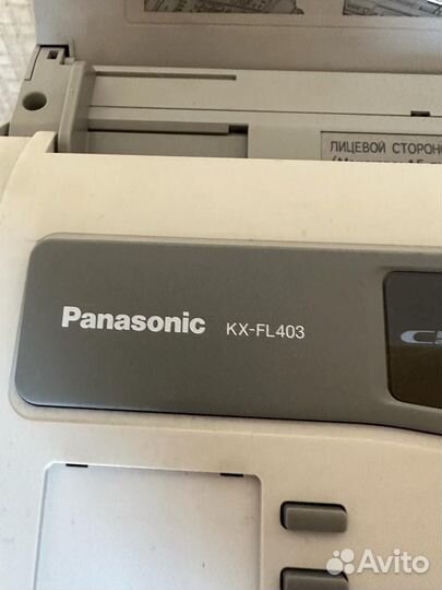 Факс panasonic kx-fl403 лазерный