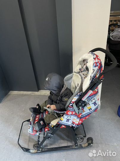 Санки коляска ника