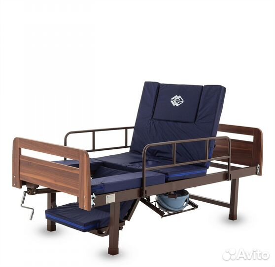 Медицинская кровать металическая с механизмом