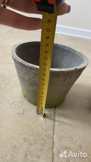 Кашпо керамическое
