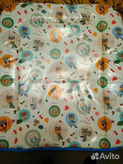 Пеленальная подстилка-матрасик