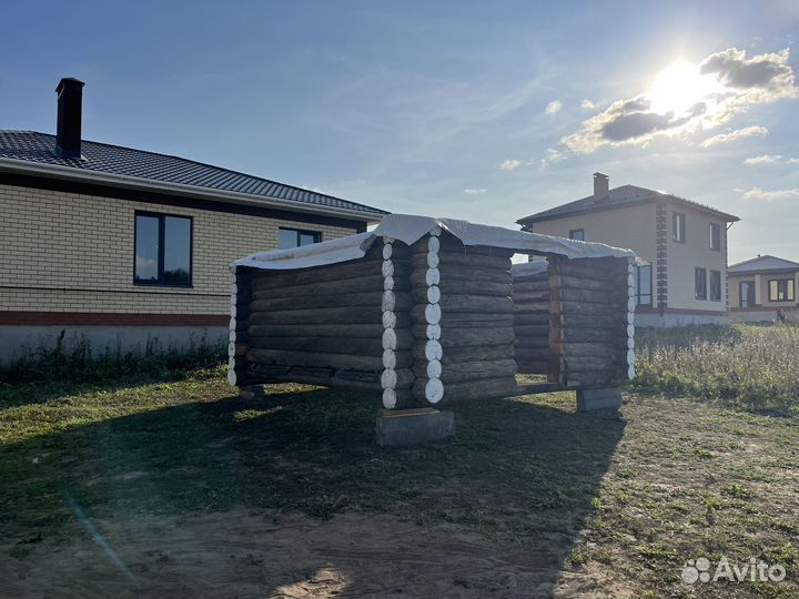 Сруб бани 4х4