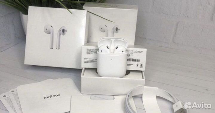 Наушники Airpods 2 максимальные