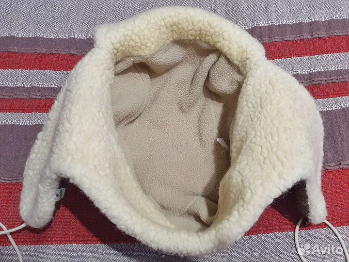 Шапка ушанка овчина