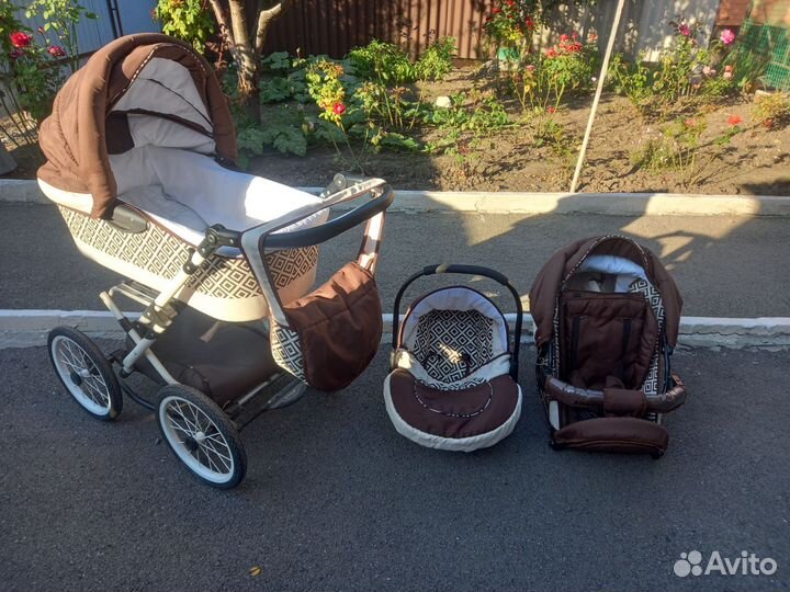 Коляска 3 в 1 adbor
