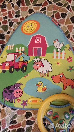 Обучающая игрушка руль tiny love Ферма