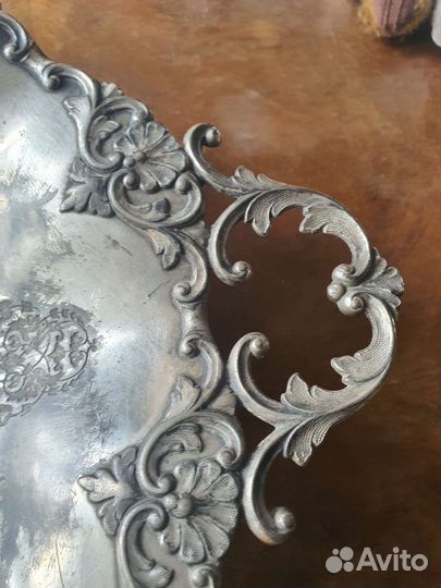 Старинная фруктовница.J.A. broad&Co sheffield