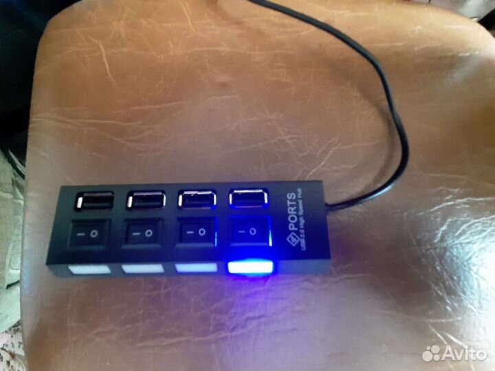 Концентратор USB 4 гнезда OT-pcro8