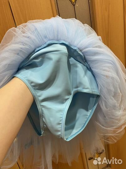 Купальник гимнастический с юбкой