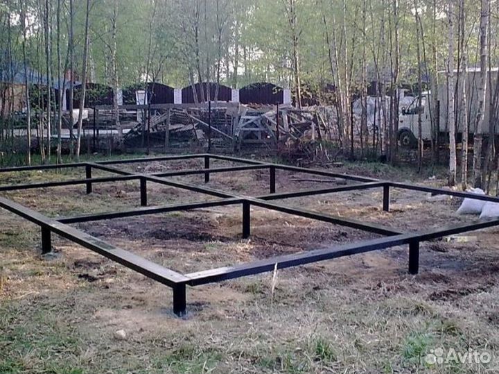 Винтовые сваи с установкой