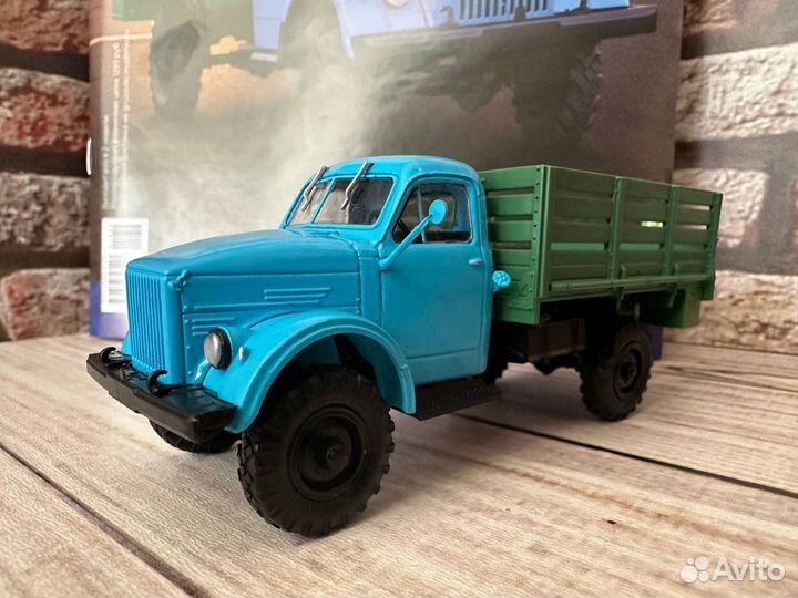 Легендарные грузовики СССР №52, газ-63 1:43