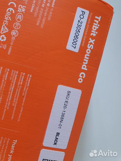 Блютуз колонка tribit xsound go 2gen