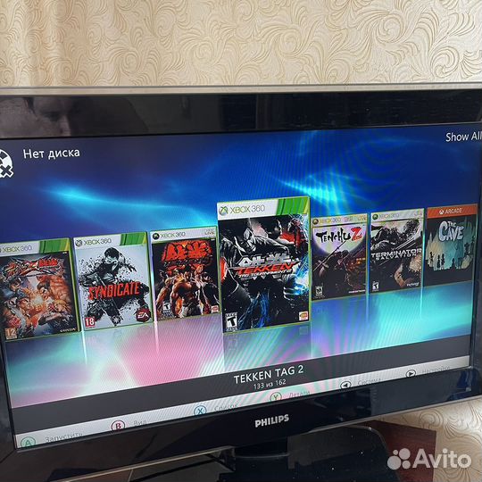 Xbox 360slim 1TB прошитый+162игры