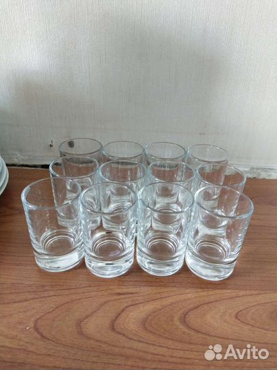 Стаканы рюмки салатники