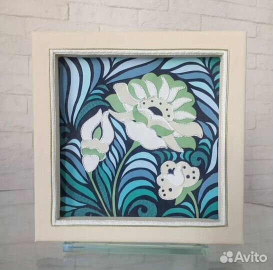 Панно из кожи/экокожи