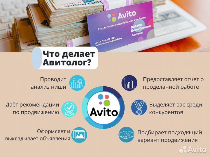 Авитолог / Продвижение товара и услуг