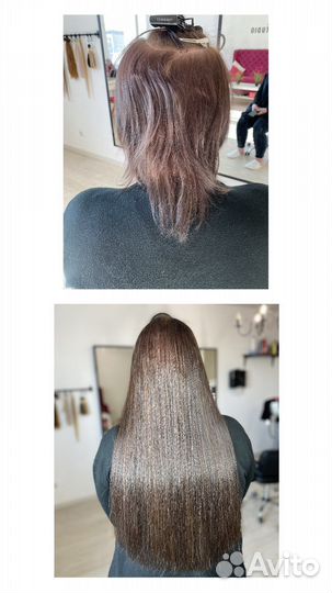 Микронаращивание волос