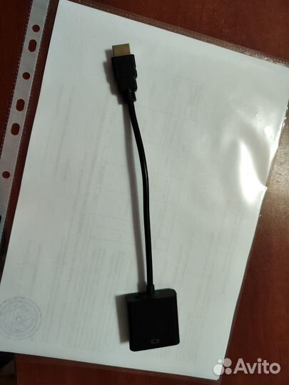 Переходник hdmi - VGA, 0.15 м