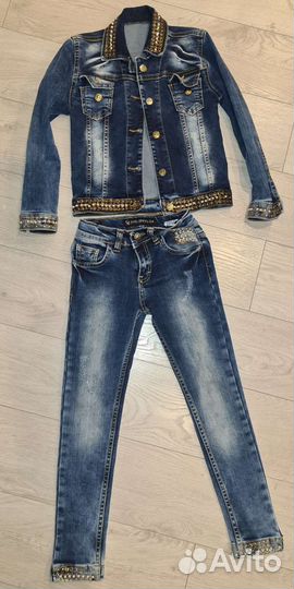 Джинсовый костюм