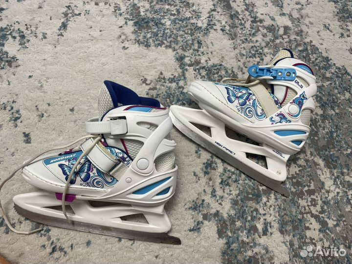 Коньки детские раздвижные 31-35
