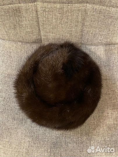 Шапка норковая женская, ретро