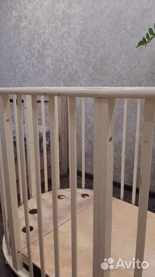 Детская кроватка трансформер с маятником 3 в 1