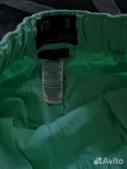 Шорты новые, бренд Некст, мятный цвет, размер 104