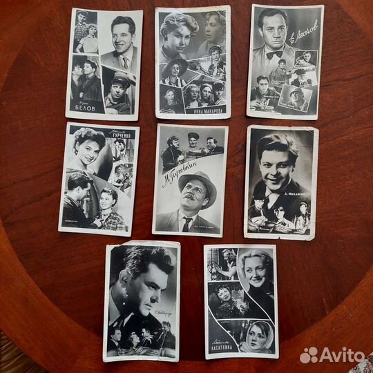 Открытки актеров. 294 шт