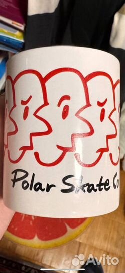 Кружка polar skate CO faces MUG - white