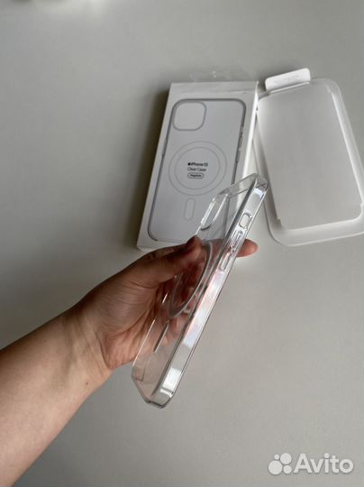 Чехол Apple iPhone 13 Clear Case MagSafe