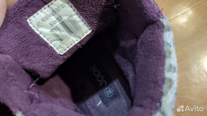 Ботинки демисезонные для девочки 28 размер
