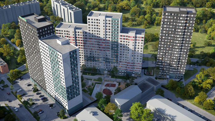 3-к. квартира, 63,5 м², 12/23 эт.