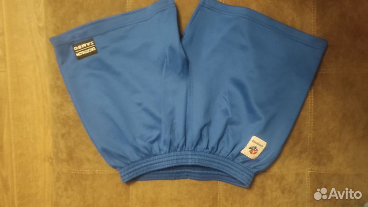 Куртка для самбо синяя