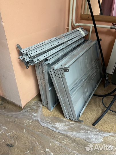 Стеллаж разборный металлический