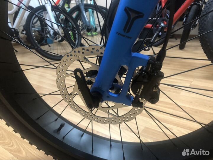 Велосипед фэтбайк. Колеса 24. TT120 синий