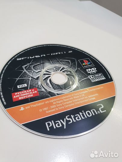 Игра диск человек паук для ps2