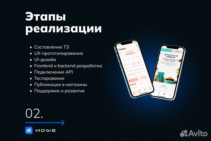 Разработка мобильного приложения для iOS и Android