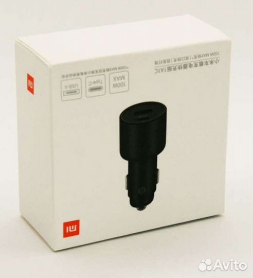 Xiaomi Car Charger 1A1C 100W Black cc07zm