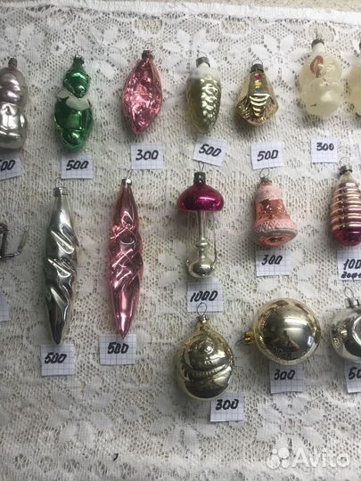 Елочные игрушки СССР