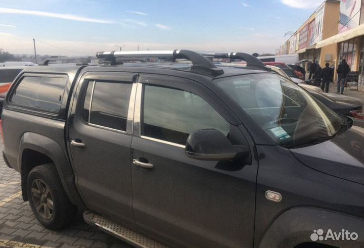 Рейлинги с поперечинами Isuzu D-Max (серые)