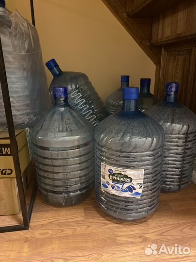 Бутыль 19 литров пластик