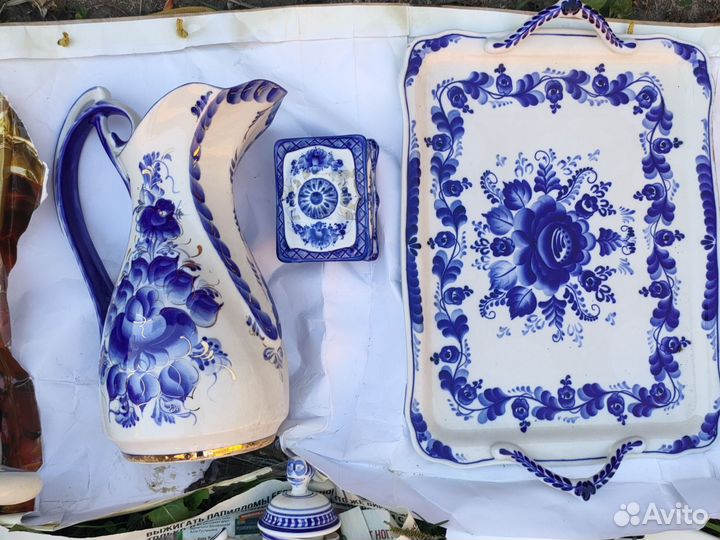 Гжель красавица 3