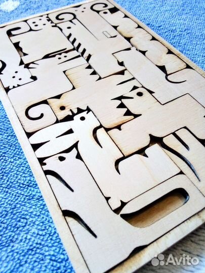 Головоломка деревянная