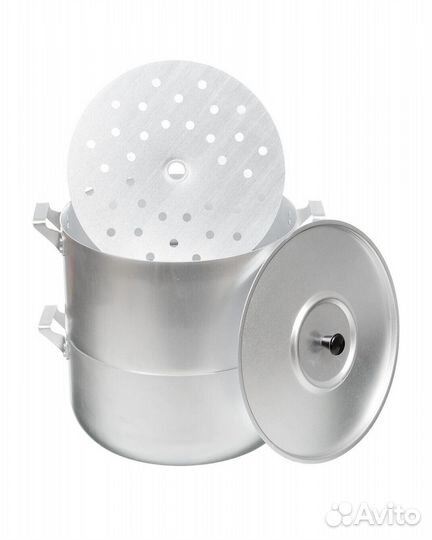 Манты-казан алюминиевый scovo, 6 л