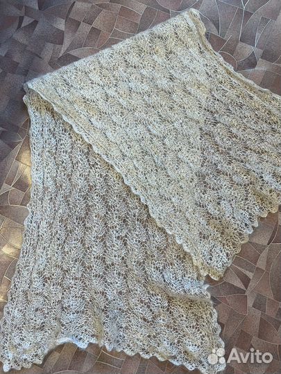 Нежный пуховый шарфик